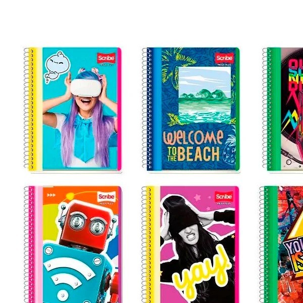 CUADERNO FRANC. MEGA SCRIBE 4543 C7MM. ESP. 100H. C.48